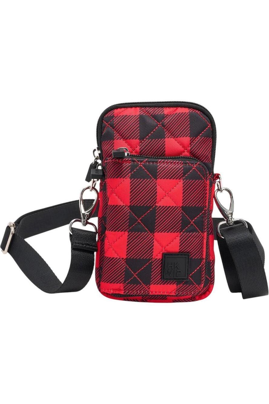 IHKWIP The Chit-Chat Cellphone Crossbody w/ RFID Wallet Buffalo Check